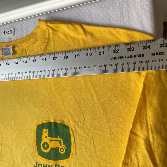 Yazbek Men Short Sleeve T-shirt size 2XL,Yellow,John Beer Puerto Vallarta Mexico - Picture 2 of 8